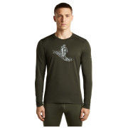 Icebreaker Men Merino 200 Oasis LS Crewe SkiingYeti férfi funkcionális póló