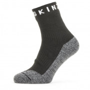 Zokni Sealskinz Waterproof Warm Weather Soft Touch Ankle Length Sock fekete/szürke