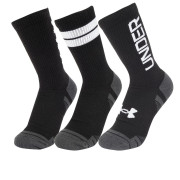 Under Armour Perf Tech Nov 3pk Crew zokni szett fekete/fehér Black/White