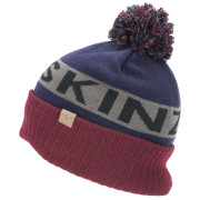 SealSkinz Foulden sapka kék/piros Navy Blue/Grey/Red