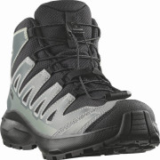 Salomon Xa Pro Mid Wp J Black-Sedona Sage-Wrought Iron gyerek cipő
