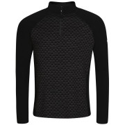 Zulu Merino 240 Zip Long férfi funkcionális póló fekete Black