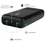 Fixed Zen 20 s LCD displejem powerbank