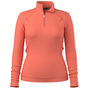 Smartwool W Classic Thermal Merino Base Layer 1/4 Zip női funkcionális felső korall CORAL REEF