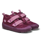 Affenzahn Low Boot Knit Happy Otter gyerek barefoot cipő lila Otter
