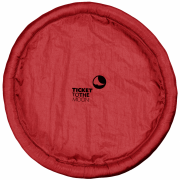Ticket to the moon Ultimate Moon Disc - Foldable frisbee zseb frizbi piros Burgundy