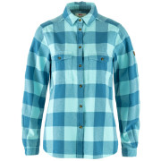 Fjällräven Övik Heavy Flannel Shirt W női ing kék Dawn Blue-Breeze Blue