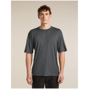 Icebreaker Merino 150 Tech Lite SS Relaxed Tee férfi funkcionális póló sötétszürke OBSIDIAN