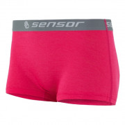 Női boxeralsó Sensor Merino Active rózsaszín magenta