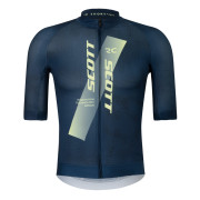 Scott Jersey M's RC Pro férfi kerékpáros mez sötétkék dark blue/acid yello