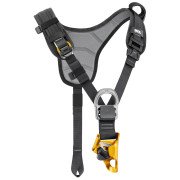 Petzl Top Croll mellbekötő fekete Black, Yellow