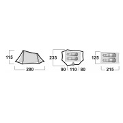 Husky Brunel 2 ultrakönnyű sátor