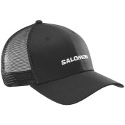 Salomon Logo Trucker Cap baseball sapka fekete Deep Black