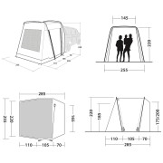 Outwell Desert Van elősátor