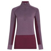 Icebreaker Women Mer 200 ZoneKnit LS Half Zip női funkcionális felső lila Dkber/Greplu/Cb
