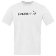 Norrona 29 cotton Norrøna viking T-shirt férfi póló fehér Pure White