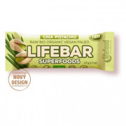 Energiaszelet Lifefood Lifebar Plus BIO RAW 47 g - chia magokkal