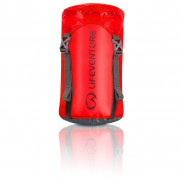 LifeVenture Ultralight Compression Sack 5 l tömörítőhevederes huzat piros