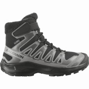 Salomon Xa Pro Winter Wp J Black-Castlerock-Cloudburst gyerek cipő fekete/szürke Black / Castlerock / Cloudburst