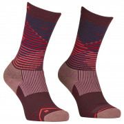 Ortovox All Mountain Mid Socks W női zokni rózsaszín/burgundi vörös