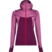 Női pulóver Salewa Puez Hybrid PL W FZ lila