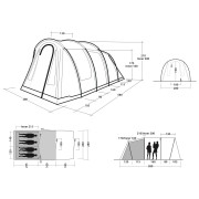 Outwell Rockwell 4 családi sátor