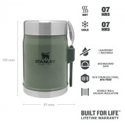 Ételtermosz Stanley Termosz kanállal 400ml