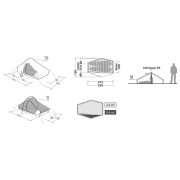 Robens Chaser 2 LW ultrakönnyű sátor