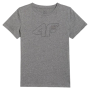 4F Tshirt M2417 gyerek póló szürke MIDDLE GREY MELANGE