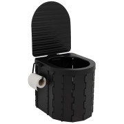 Bo-Camp Portable toilet foldable mobil wc fekete