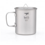 Bögrék-csészék Keith Titanium Single-Wall Tit. Mug 450 ml szürke