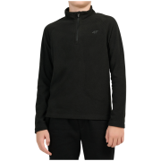 4F Fleece Underwear M086 Deep Black gyerek pulóver fekete Deep Black