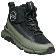 Geox J Flexyper Plus Boy gyerek téli cipő fekete/zöld BLACK/MILITARY