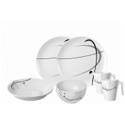 Brunner Set tête-à-tête Serenade 8 pcs edénykészlet fehér