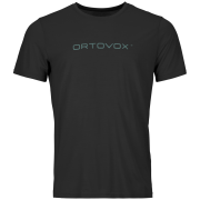 Ortovox 150 Cool Brand T-shirt férfi póló fekete Black Raven
