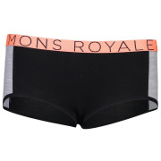 Fehérnemű Mons Royale Sylvia Boyleg Panel Folo fekete Black / Grey Marl