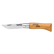 Opinel N°03 Carbon zsebkés természetes