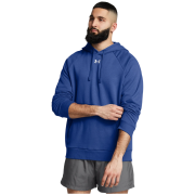 Under Armour UA Rival Fleece Hoodie férfi pulóver kék Tech Blue