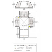 Vango Diablo II Air 850XL sátor