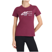 4F Tshirt F3496 női póló rózsaszín Dark Pink