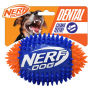 Nerf Dog Squeak Spike Football 15cm játékszer kutyáknak