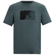 Regatta Fingal Stretch férfi póló sötétzöld Dark Storm