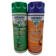 Nikwax Twin Tech Wash és TX.Direct Wash-In (300 + 300ml) szett impregnáló
