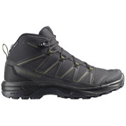 Salomon Exraise Mid Gtx férfi túracipők fekete/zöld Black / Black / Olive Night