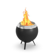Höfats Moon 45 with star stand tűzrakó fekete/ezüst black/silver