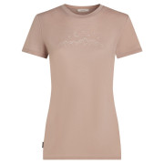 Icebreaker Women Merino 150 Tech Lite SS Tee Sparkling Stars női póló rózsaszín Pink Quartz