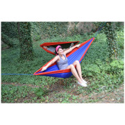 Hintaágy Hamaka.eu Single modro-červeno-modrá