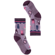 Smartwool Kids' Hike Light Cushion Critter Cache C gyerek zokni lila Purple Dawn