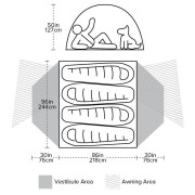 Big Agnes Copper Spur Hv UL4 2025 sátor