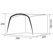 Brunner Skia AUTO-UP árnyékoló - kifeszített sátorponyva